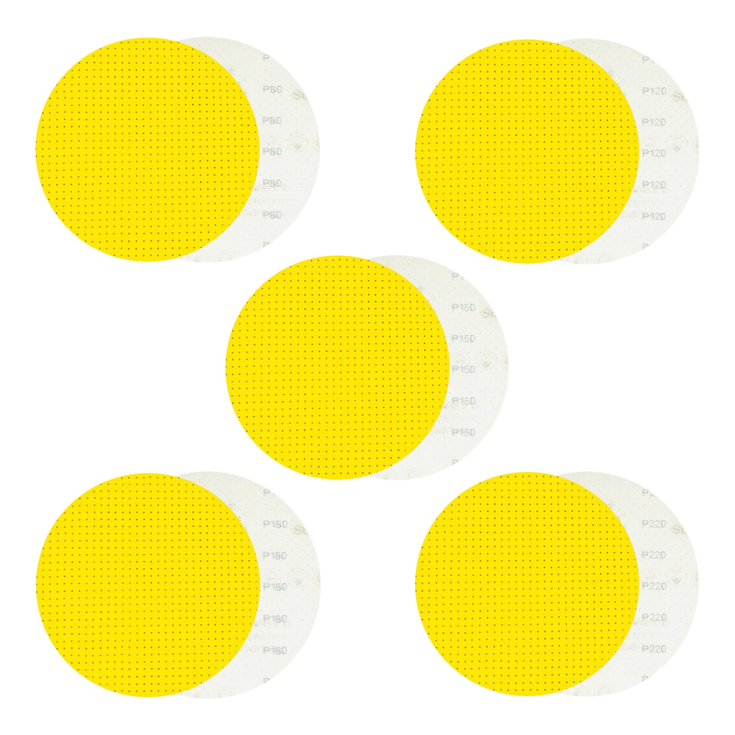 Discos de lijado redondos Joest de 9" para paneles de yeso (paquete de 10)