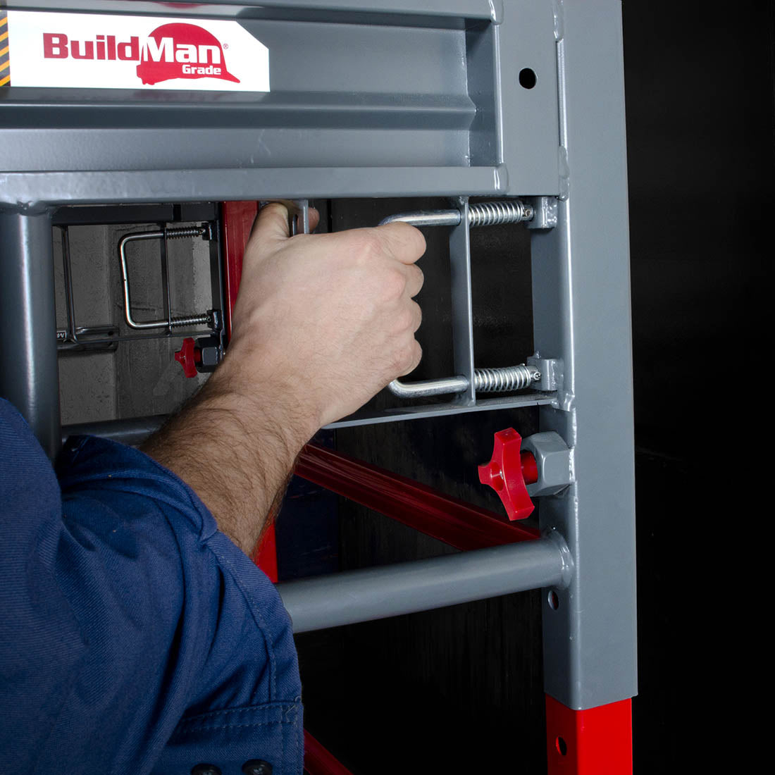 Andamio de panadería de 6 pies con ruedas de 6" MetalTech Buildman™