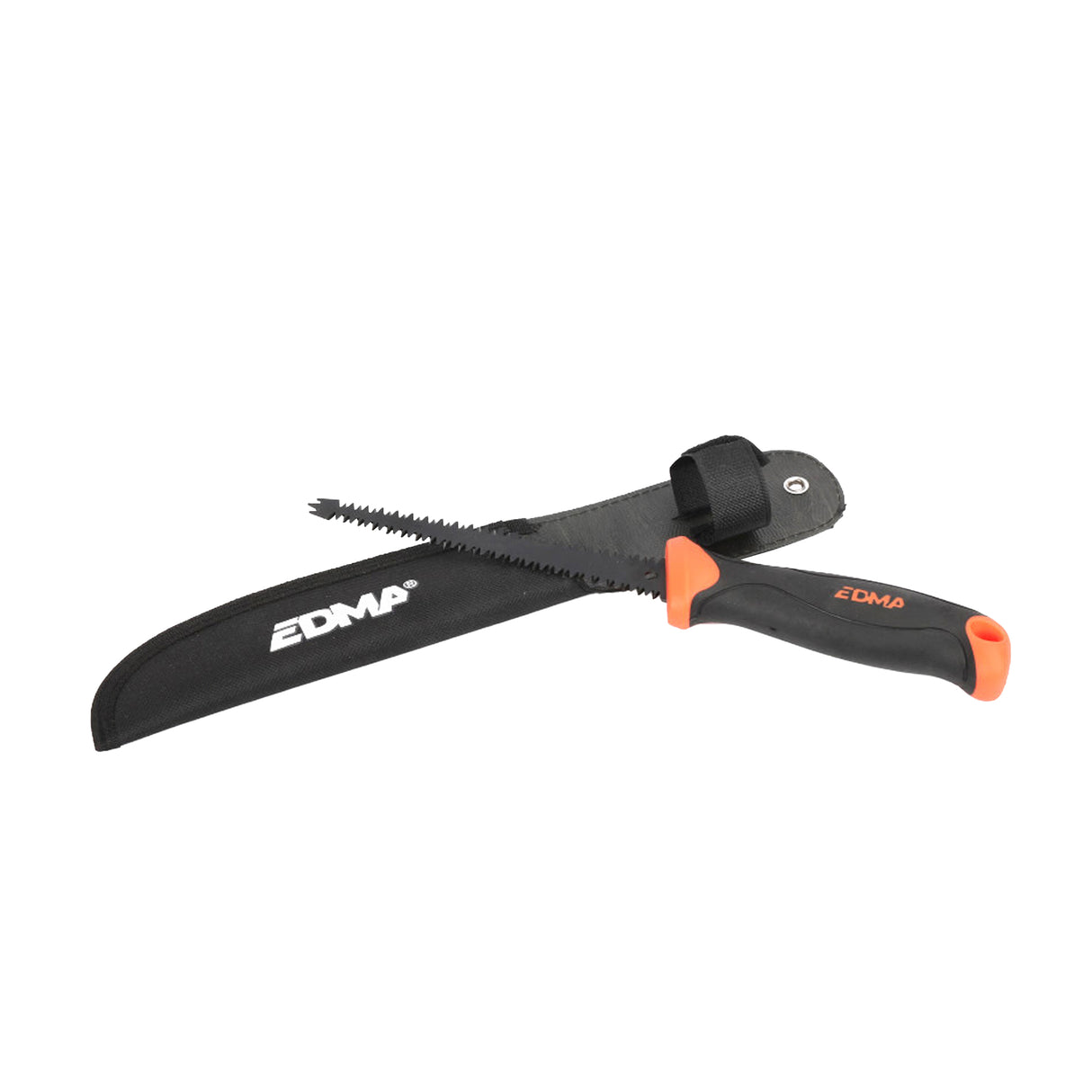 Sierra de pinchar Edma Crocoplac II con dientes en ambos lados y funda