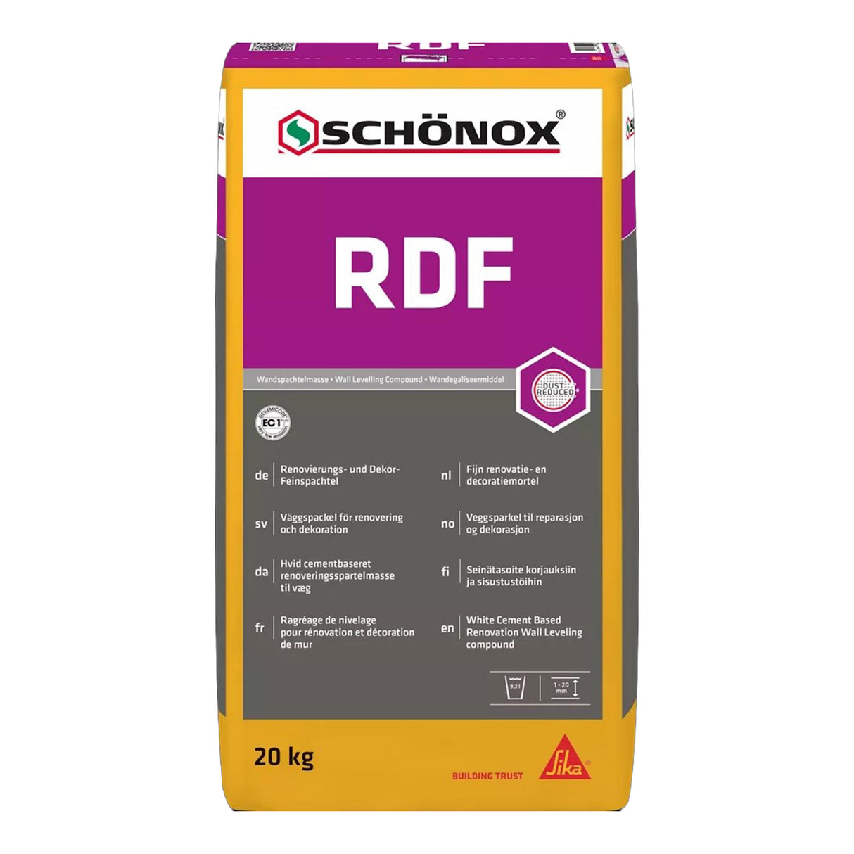 Sika SCHÖNOX® RDF (saco de 20 kg)