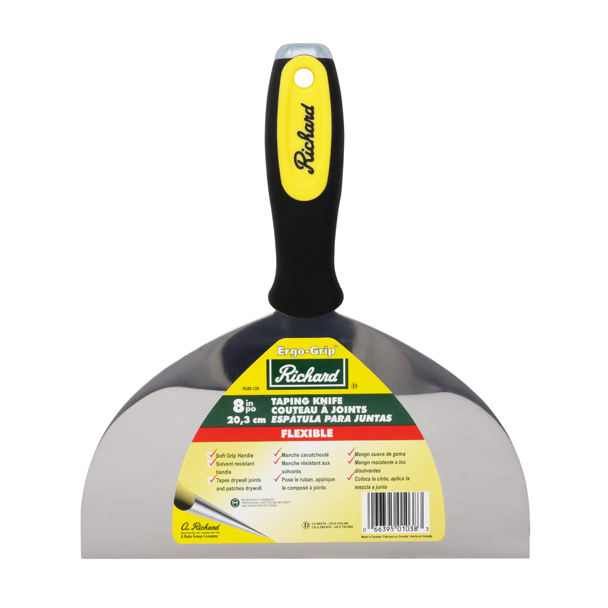 Juego de cuchillos para juntas de acero al carbono Ergo-Grip de 5 piezas Richard