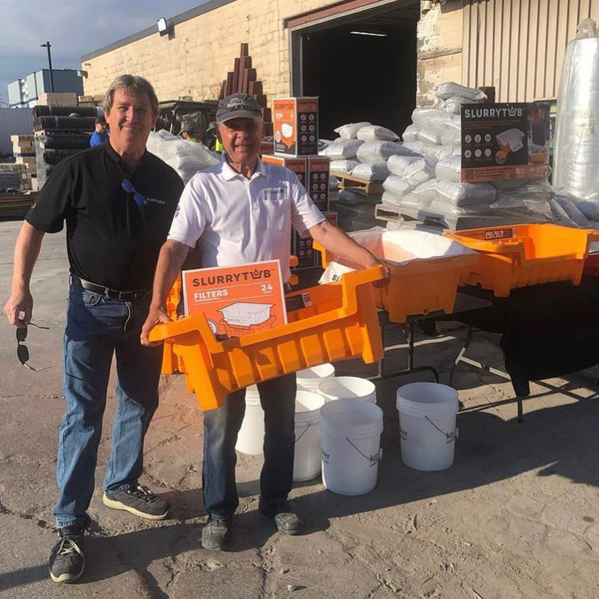 SlurryTub Washout & Waste Filtration Tub