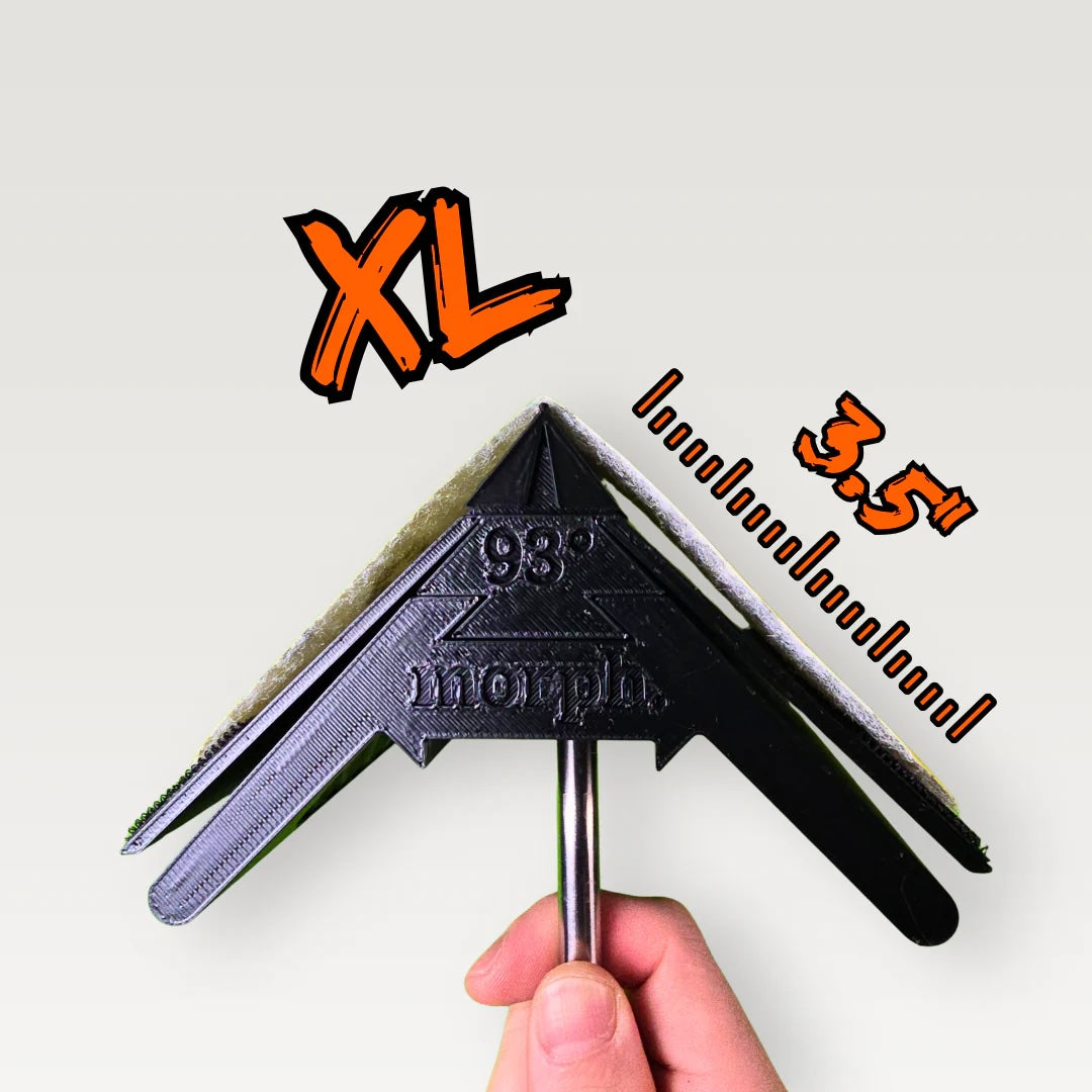 Cabezal de lijadora de esquina modular Morph XL - 3,5"