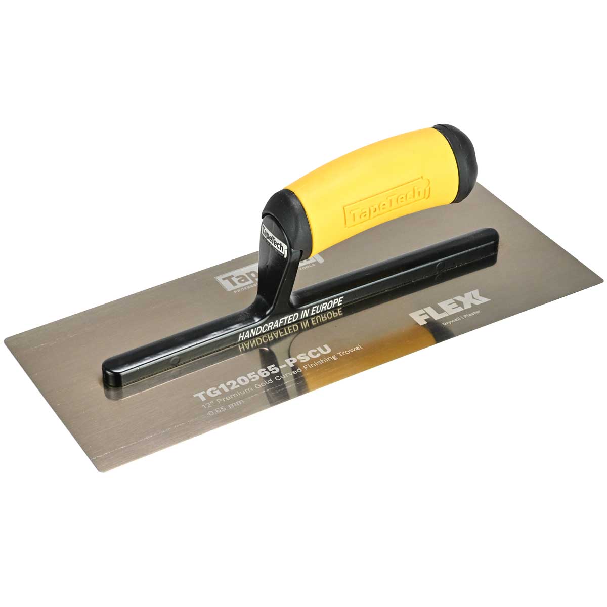 Llana de acabado curva FLEXX de acero inoxidable dorado de primera calidad de TapeTech