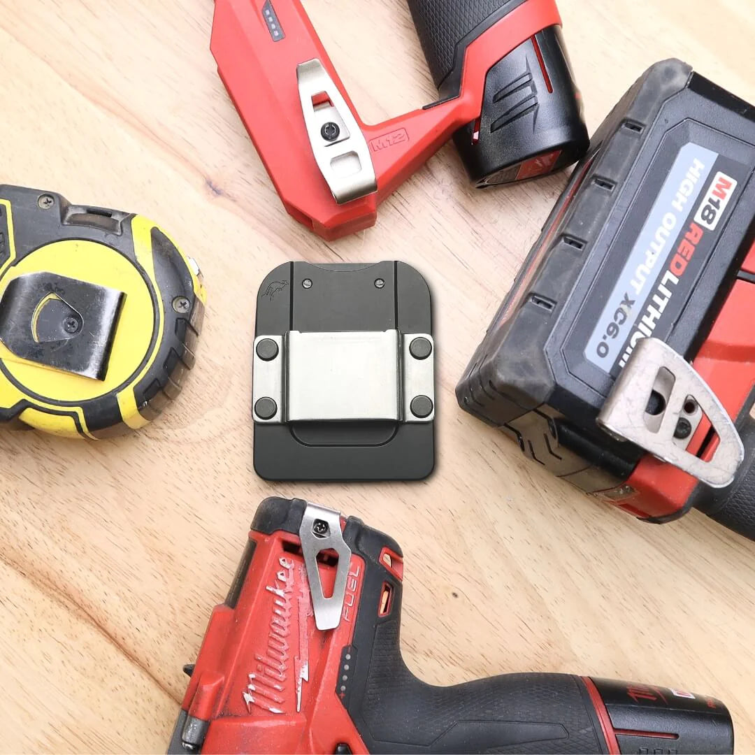 Holstery DriverMaster Pro - Funda con clip para taladros, impactos y clavadoras