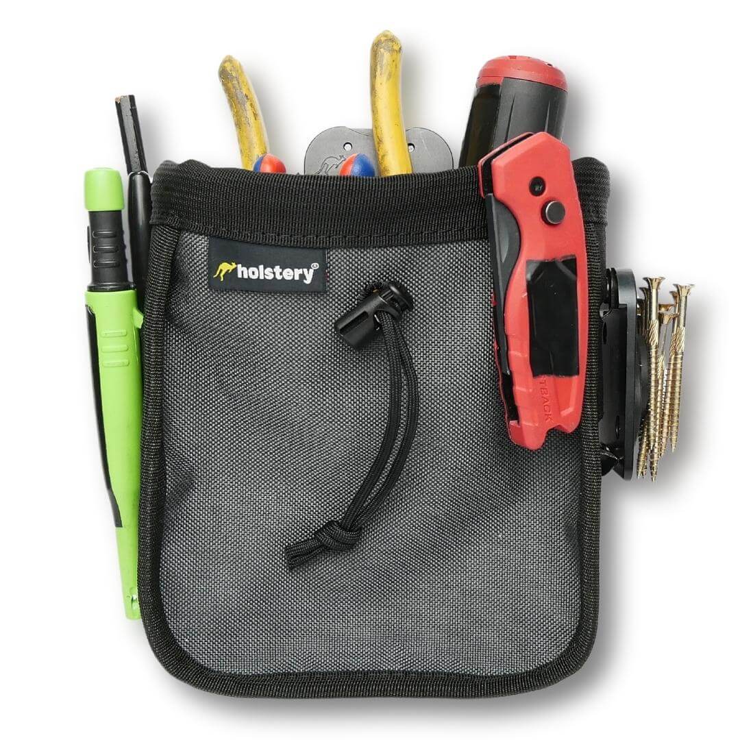 Holstery Joey Pouch Pro - Bolsa para herramientas y herrajes con clip