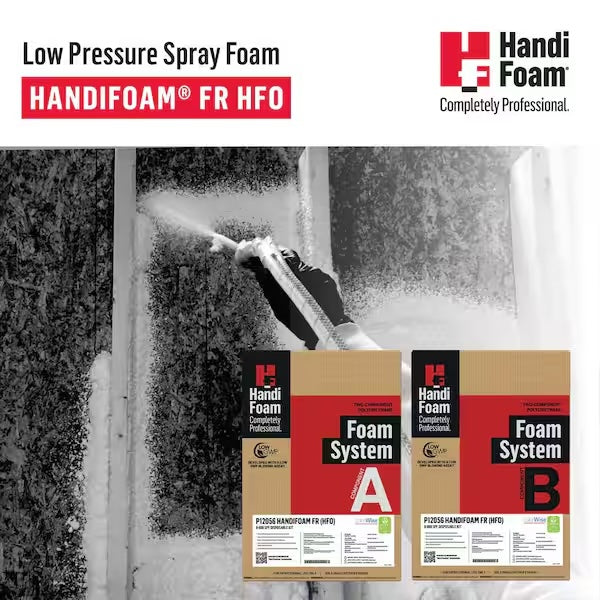 Espuma de poliuretano en aerosol de baja presión HandiFoam HFO FR (SPF) con kit de manguera de 15 pies