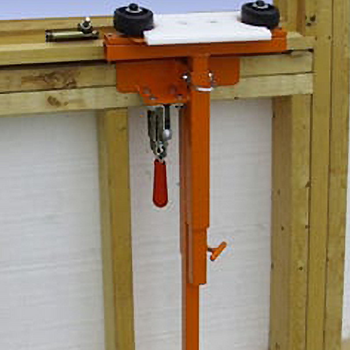 Abrazadera de ventana ajustable Adapa con guía