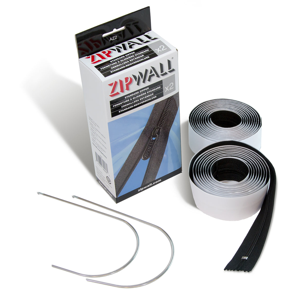 Cremallera estándar ZipWall® AZ2 (paquete de 2)
