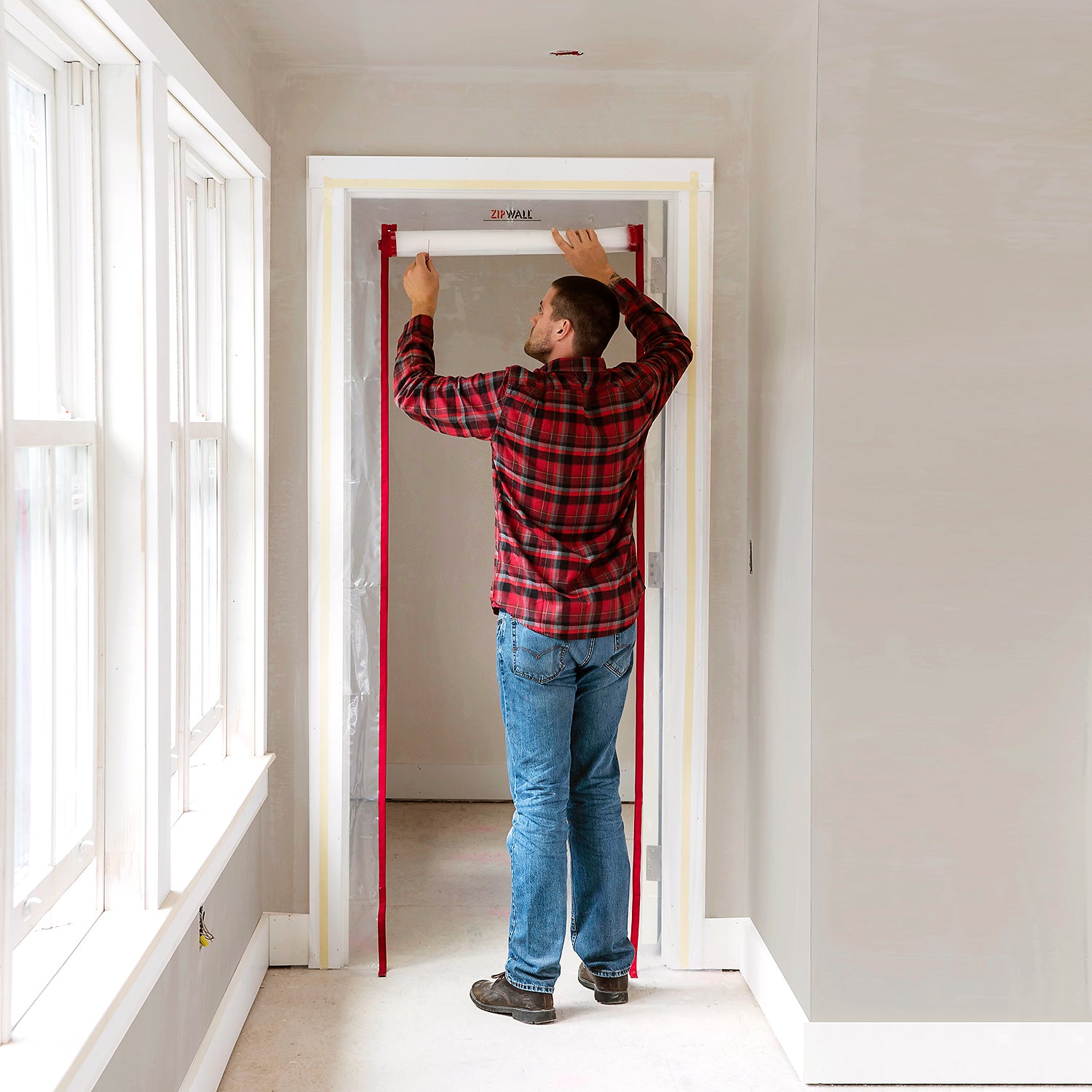 Kit de puerta estándar ZipWall® ZDS ZipDoor®