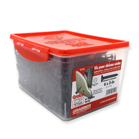 Tornillos Grabber para paneles de yeso - Cabeza de trompeta - Rosca fina