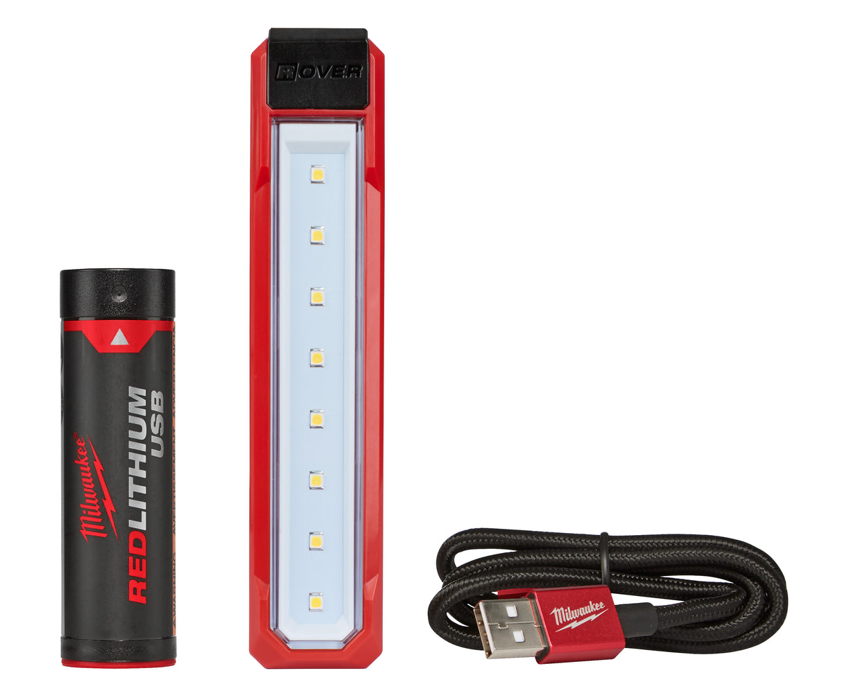 Milwaukee 2112-21 Luz de inundación de bolsillo recargable por USB Rover