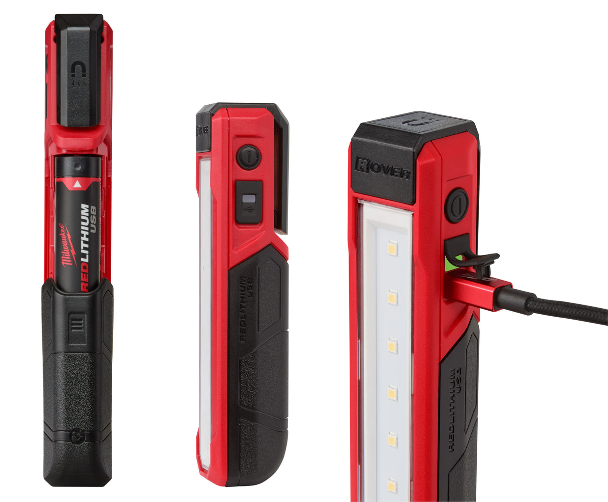 Milwaukee 2112-21 Luz de inundación de bolsillo recargable por USB Rover