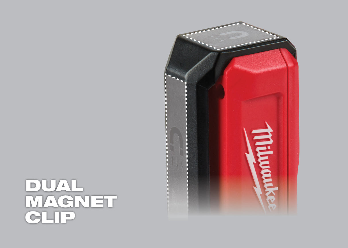 Milwaukee 2112-21 Luz de inundación de bolsillo recargable por USB Rover