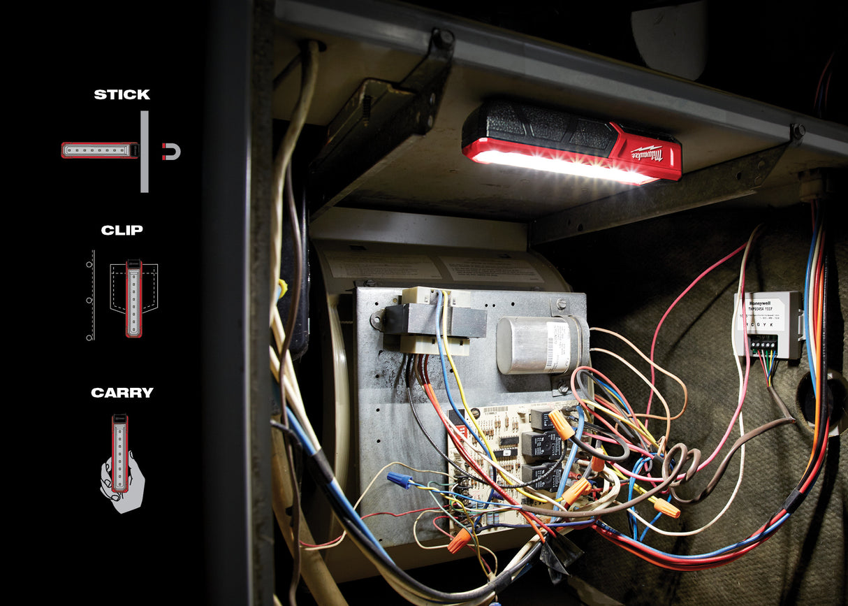 Milwaukee 2112-21 Luz de inundación de bolsillo recargable por USB Rover