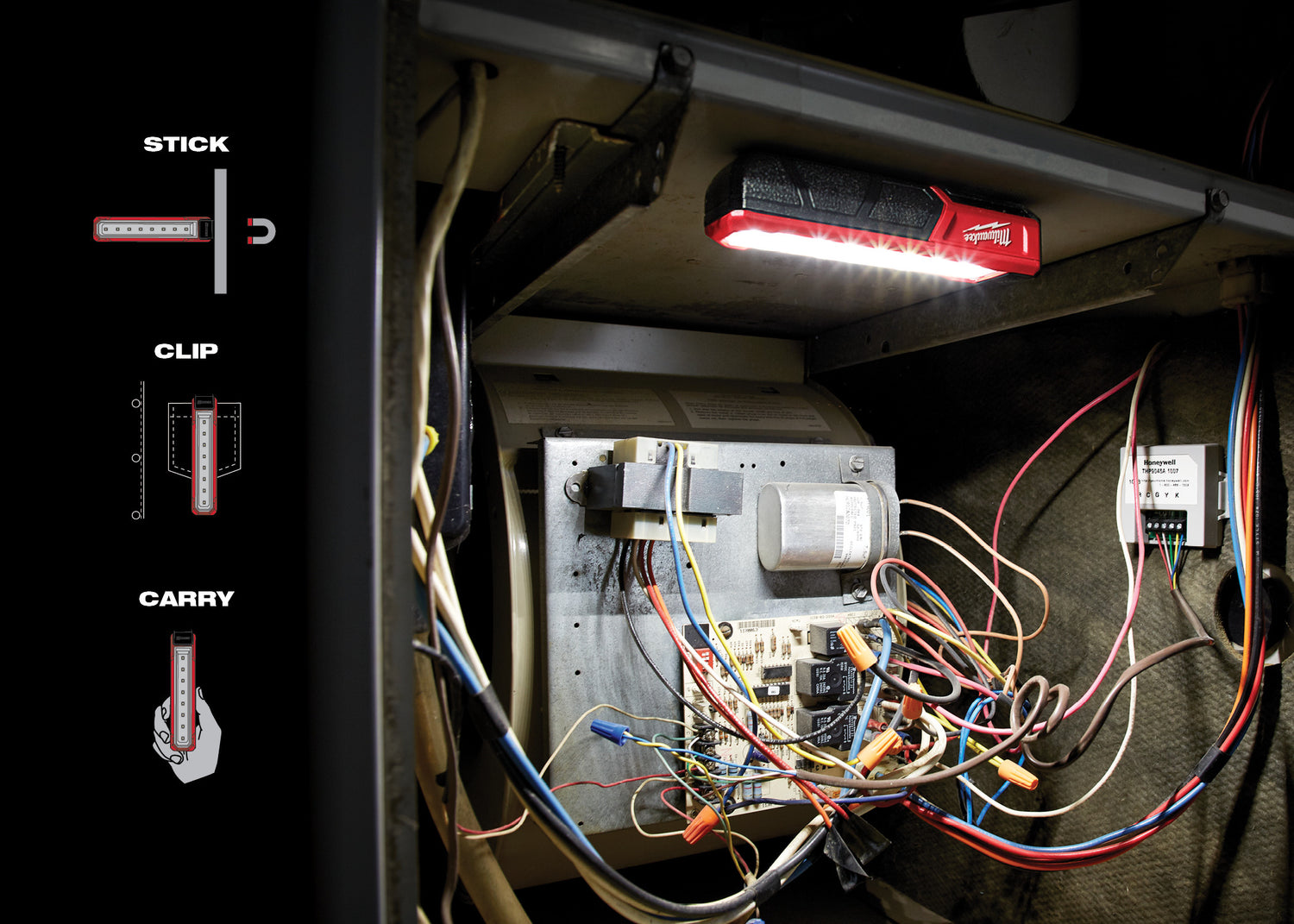 Milwaukee 2112-21 Luz de inundación de bolsillo recargable por USB Rover