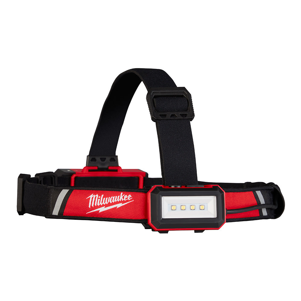 Milwaukee 2115-21 Linterna frontal recargable USB de bajo perfil