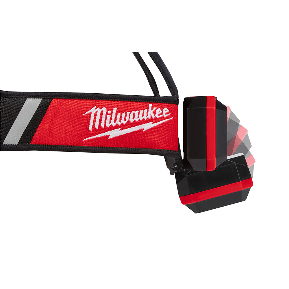 Milwaukee 2115-21 Linterna frontal recargable USB de bajo perfil