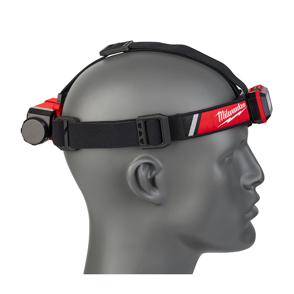 Milwaukee 2115-21 Linterna frontal recargable USB de bajo perfil