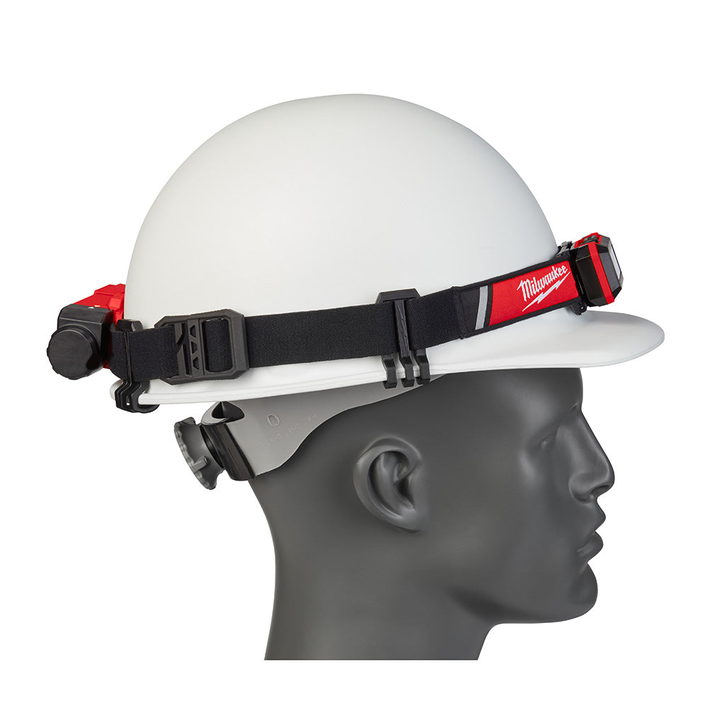 Milwaukee 2115-21 Linterna frontal recargable USB de bajo perfil