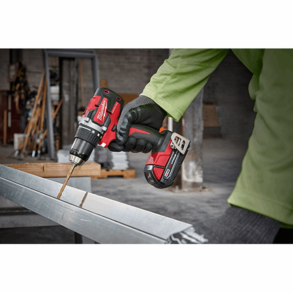 Milwaukee 2892-22CT M18 Kit combinado de destornillador de impacto y taladro sin escobillas compacto