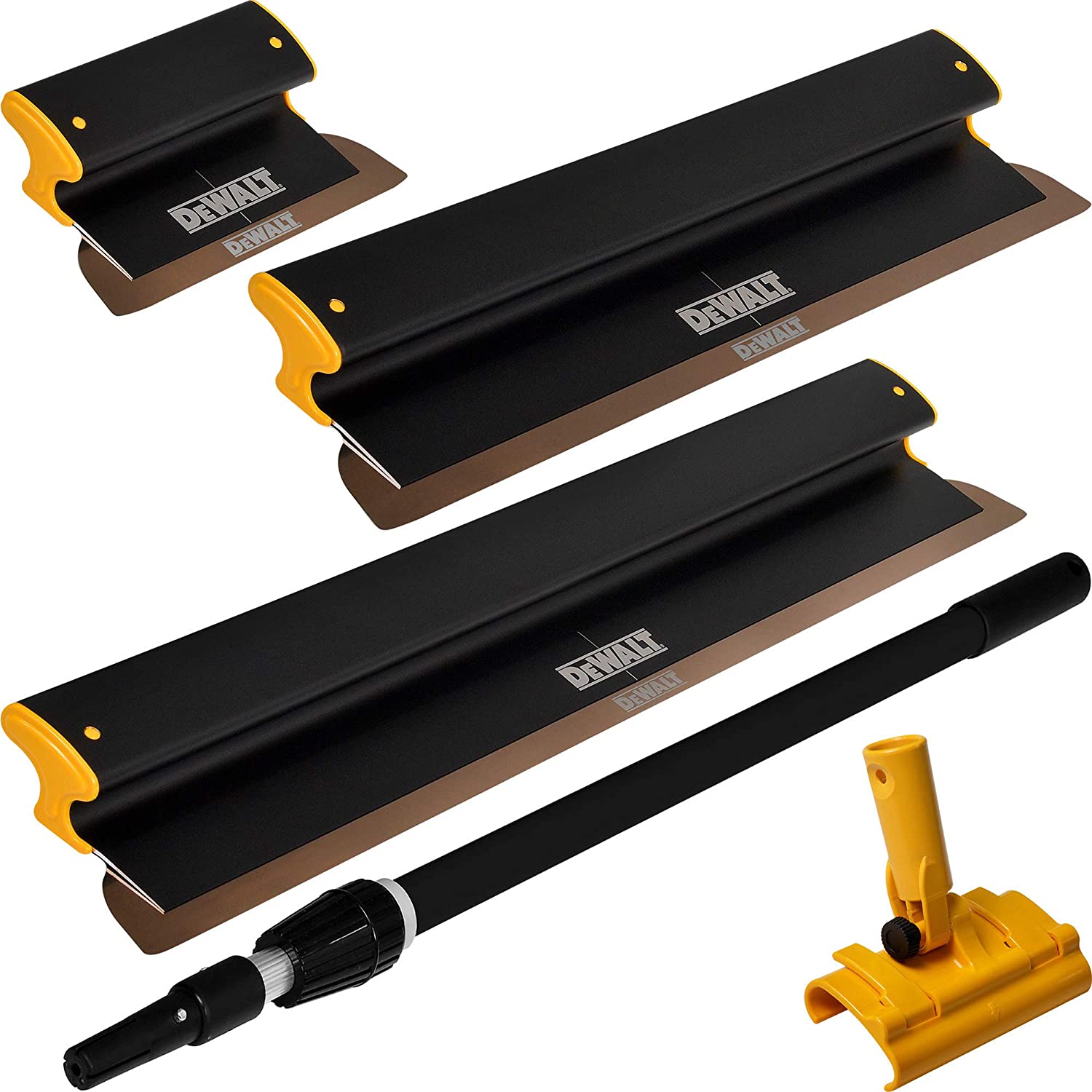 Juego de cuchillas para desnatar DeWalt - 10", 24", 32" con mango extensible