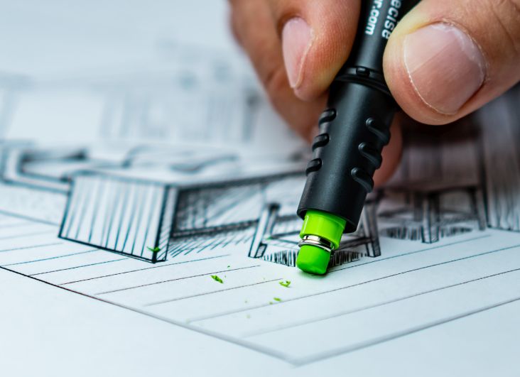 Lápiz Automático Pica Fine Dry Longlife 0.9