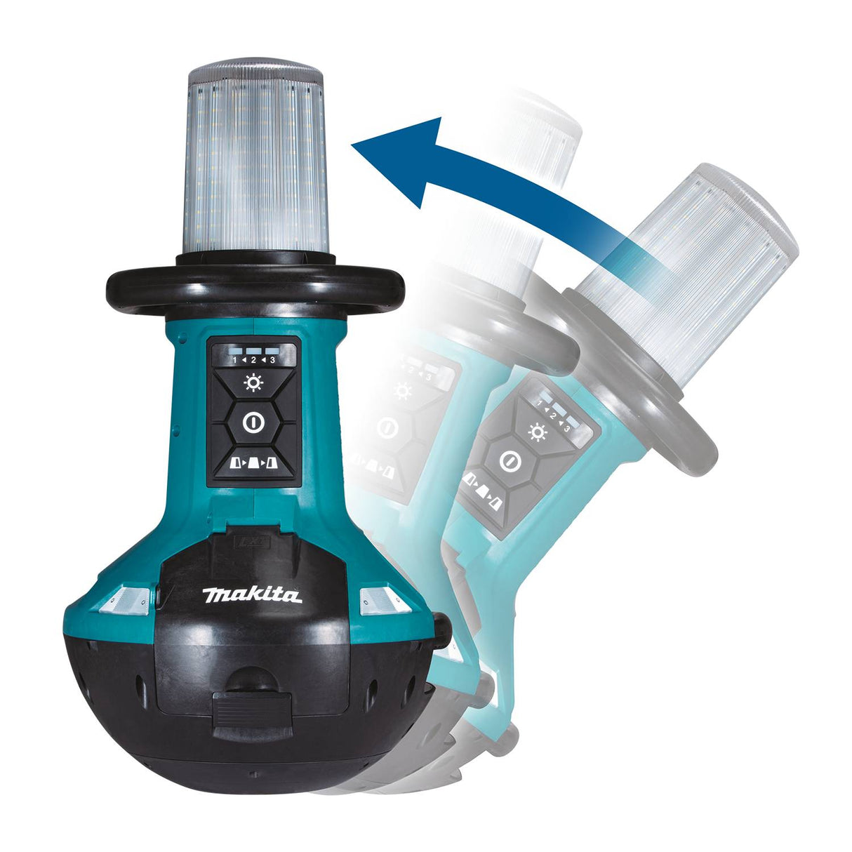 Makita DML810 18V LXT Luz de trabajo LED de enderezamiento automático (solo herramienta)