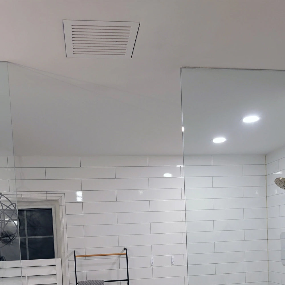 Envisivent Magnetic Mud-In Cubierta de ventilador de escape de baño montada al ras