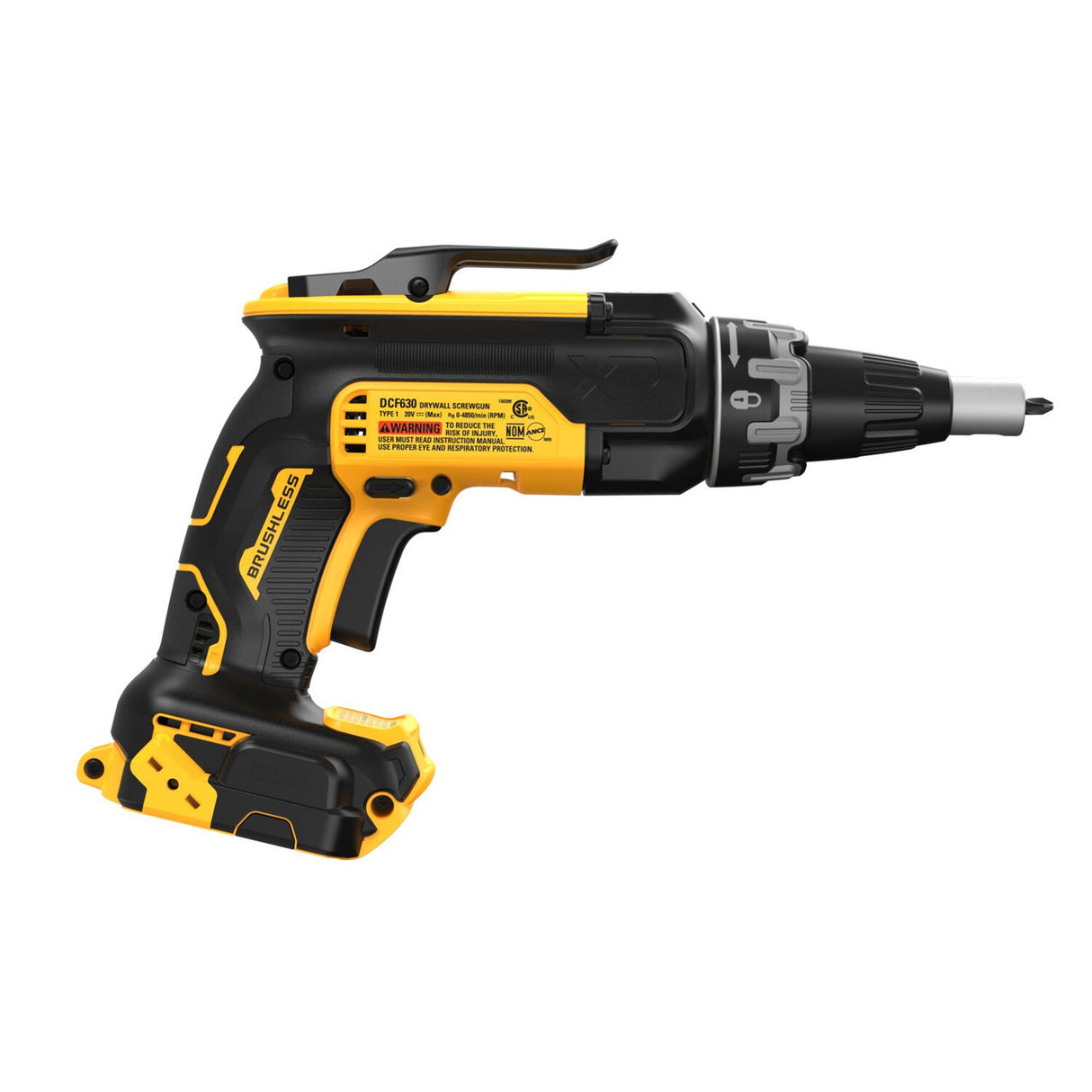 DeWalt DCF630B 20V MAX XR Pistolet à vis sans balais pour cloisons sèches (outil uniquement)