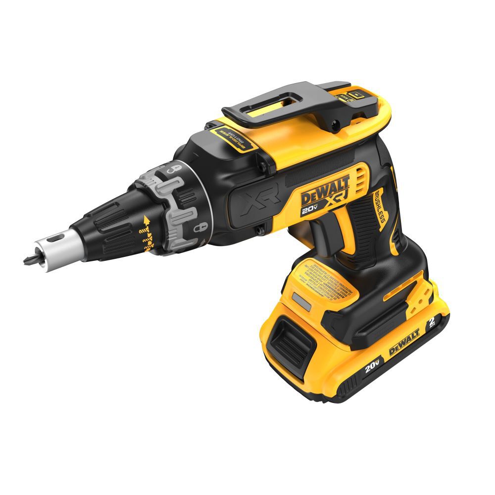 Kit de pistola atornilladora para paneles de yeso sin escobillas DeWalt DCF630D2 20V MAX XR