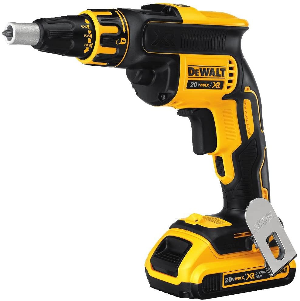 DeWalt DCK267M2 20V MAX Destornillador de paneles de yeso sin escobillas y kit combinado de herramientas de destornillador de impacto (4.0ah)