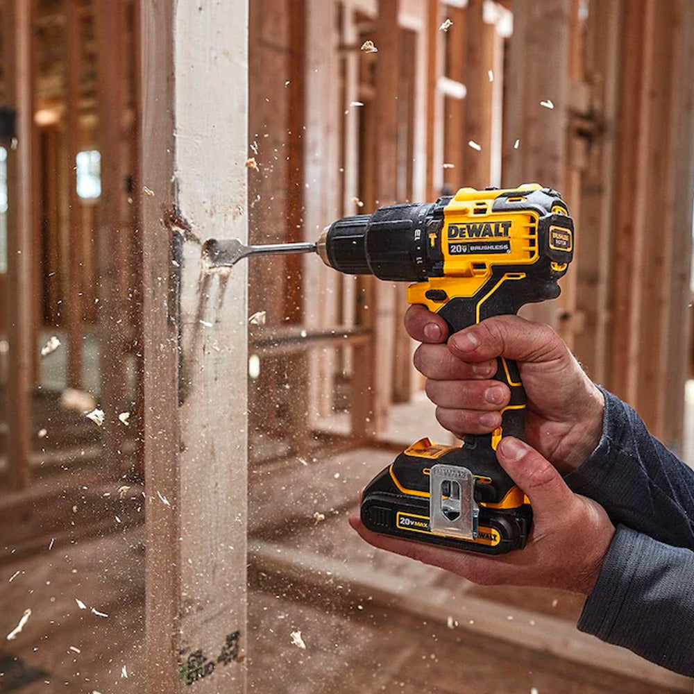 DeWalt DCK279C2 Atomic 20V Max Kit combinado de taladro percutor/destornillador de impacto sin escobillas y destornillador de impacto