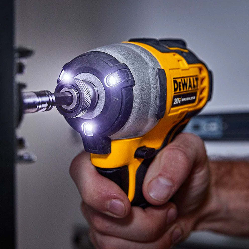 DeWalt DCK279C2 Atomic 20V Max Kit combinado de taladro percutor/destornillador de impacto sin escobillas y destornillador de impacto