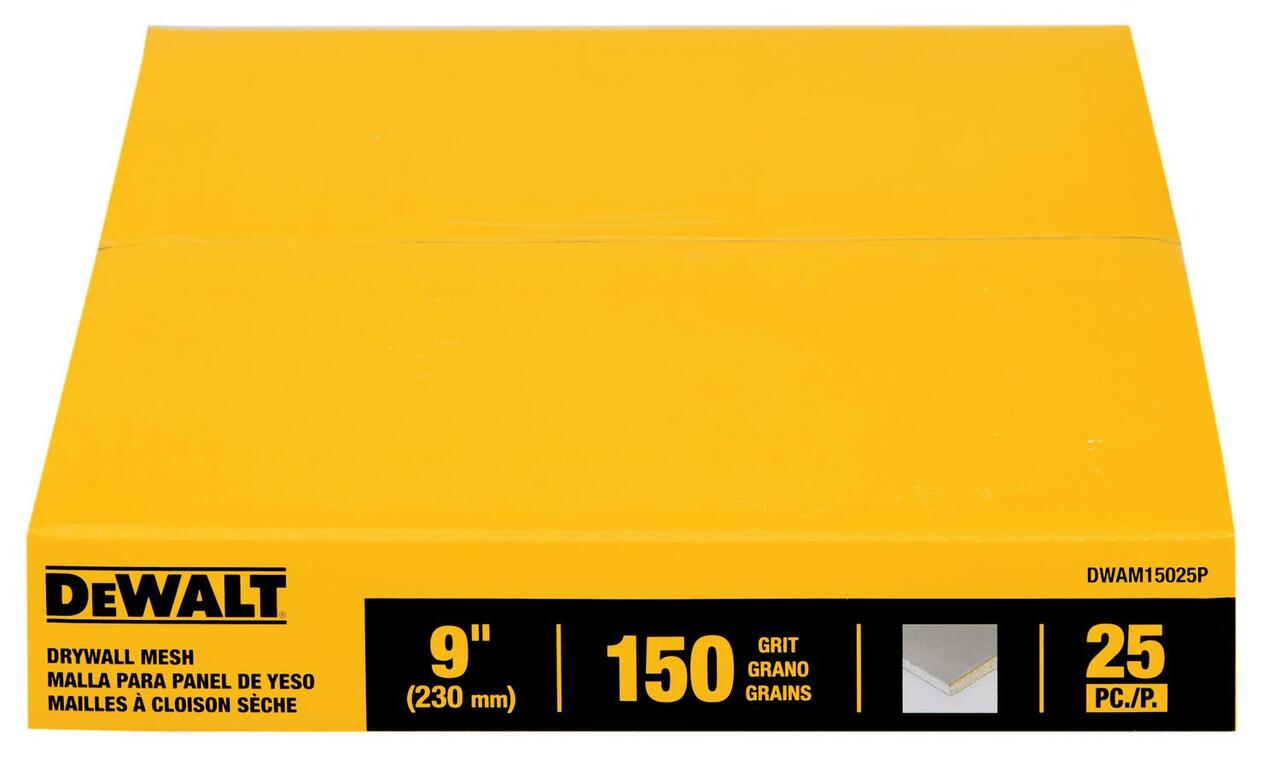 Discos de lija para paneles de yeso de malla DeWalt de 9"
