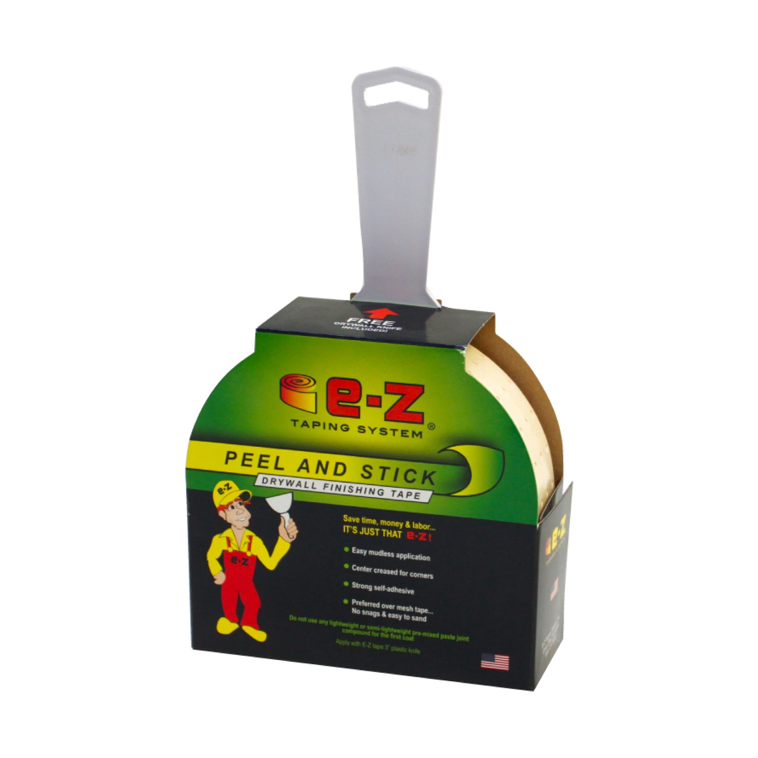 Cinta para acabado de paneles de yeso EZ Peel & Stick 1.89" x 125'