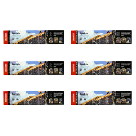 Grabber 6 X 1 1/4″ Tornillos en tiras para paneles de yeso