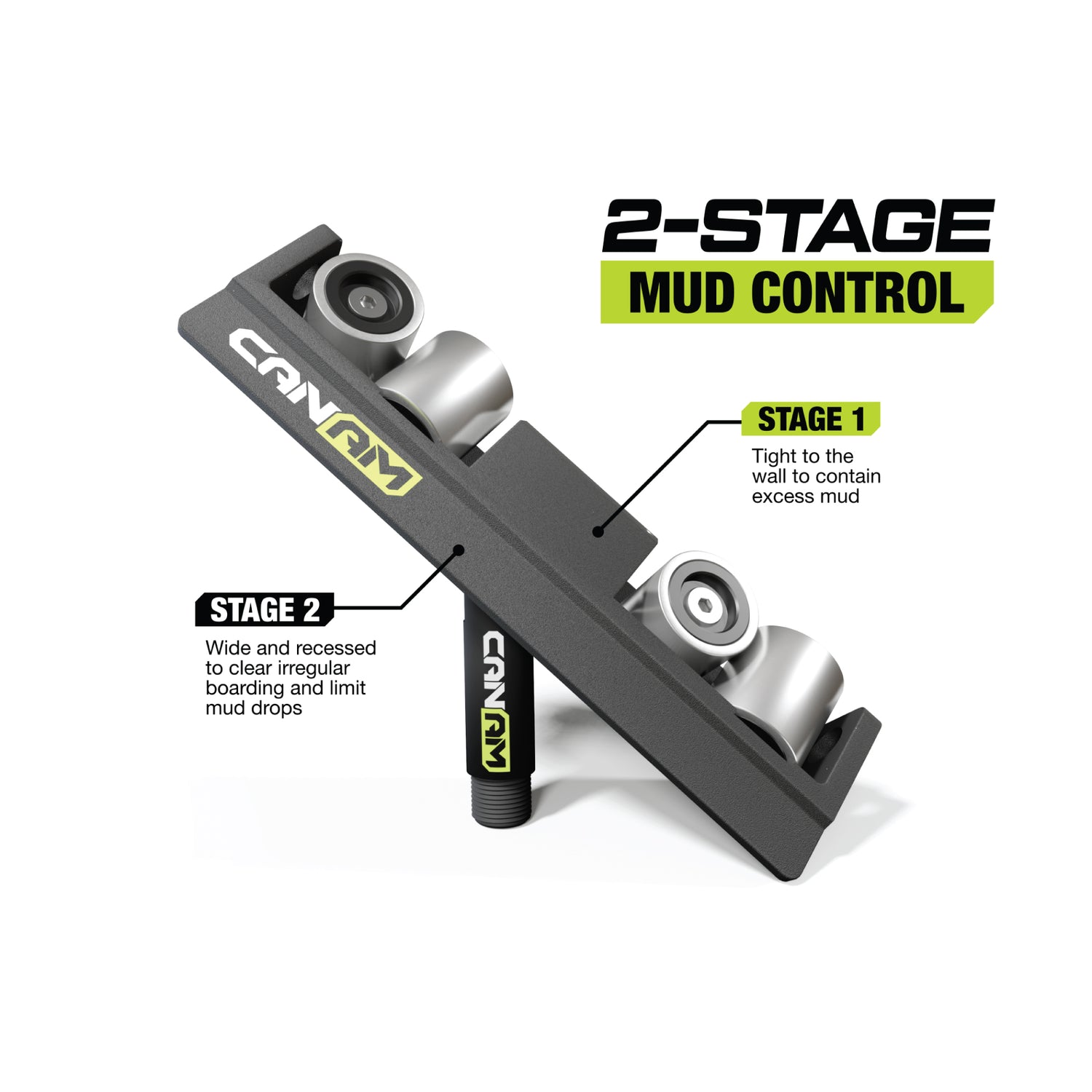 Rodillo de esquina interior de cuatro ruedas de servicio pesado Can-Am