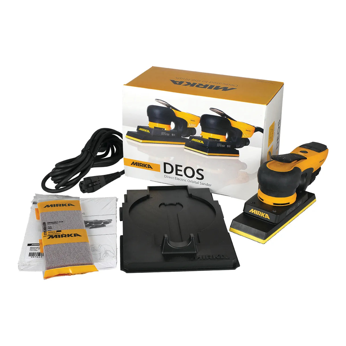 Lijadora eléctrica Mirka DEOS 3" x 8" 383x CV (MID3830201US)