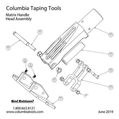 Columbia Matrix Handle Repair Parts