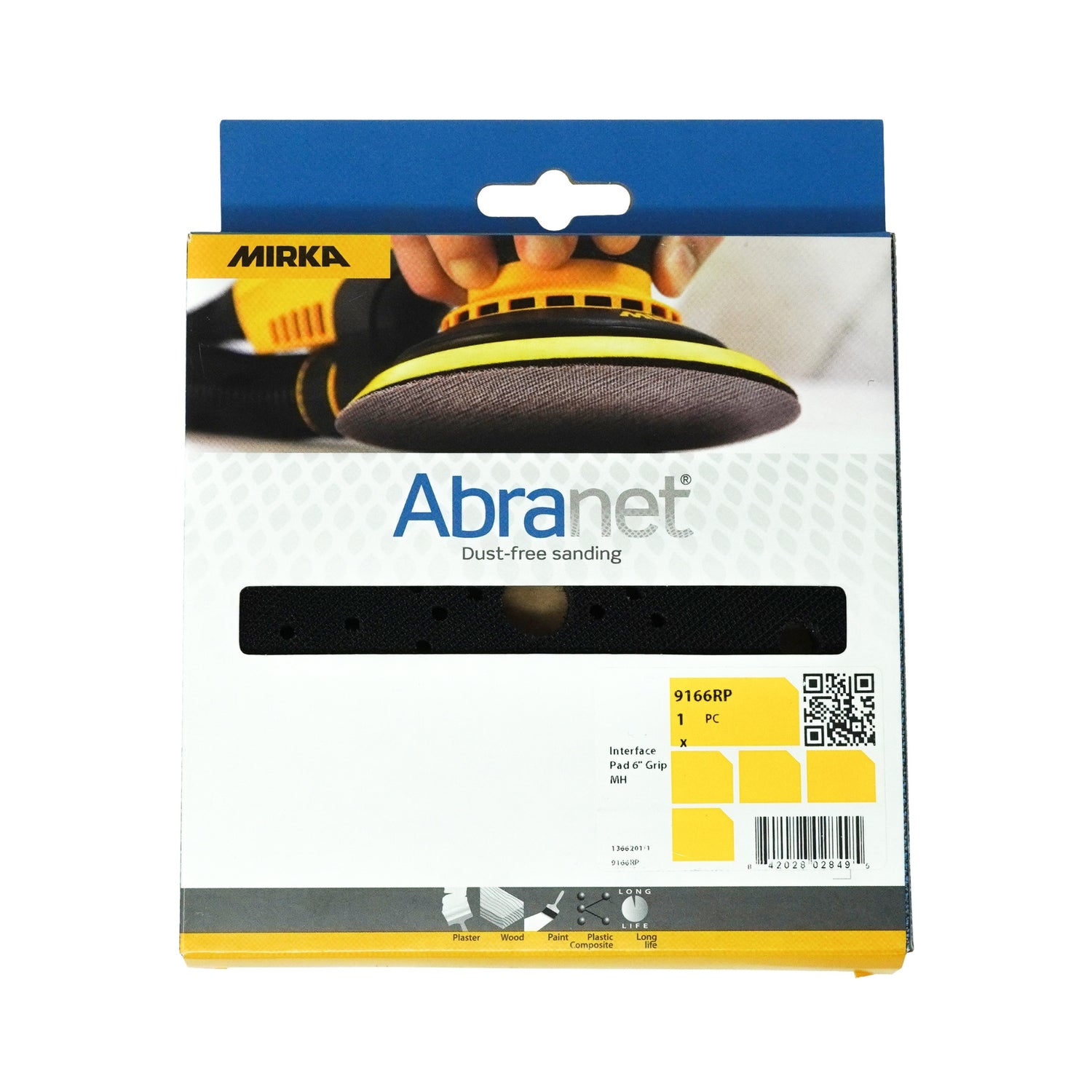 Almohadilla de interfaz de agarre Mirka DEROS 6" MH (9166RP)