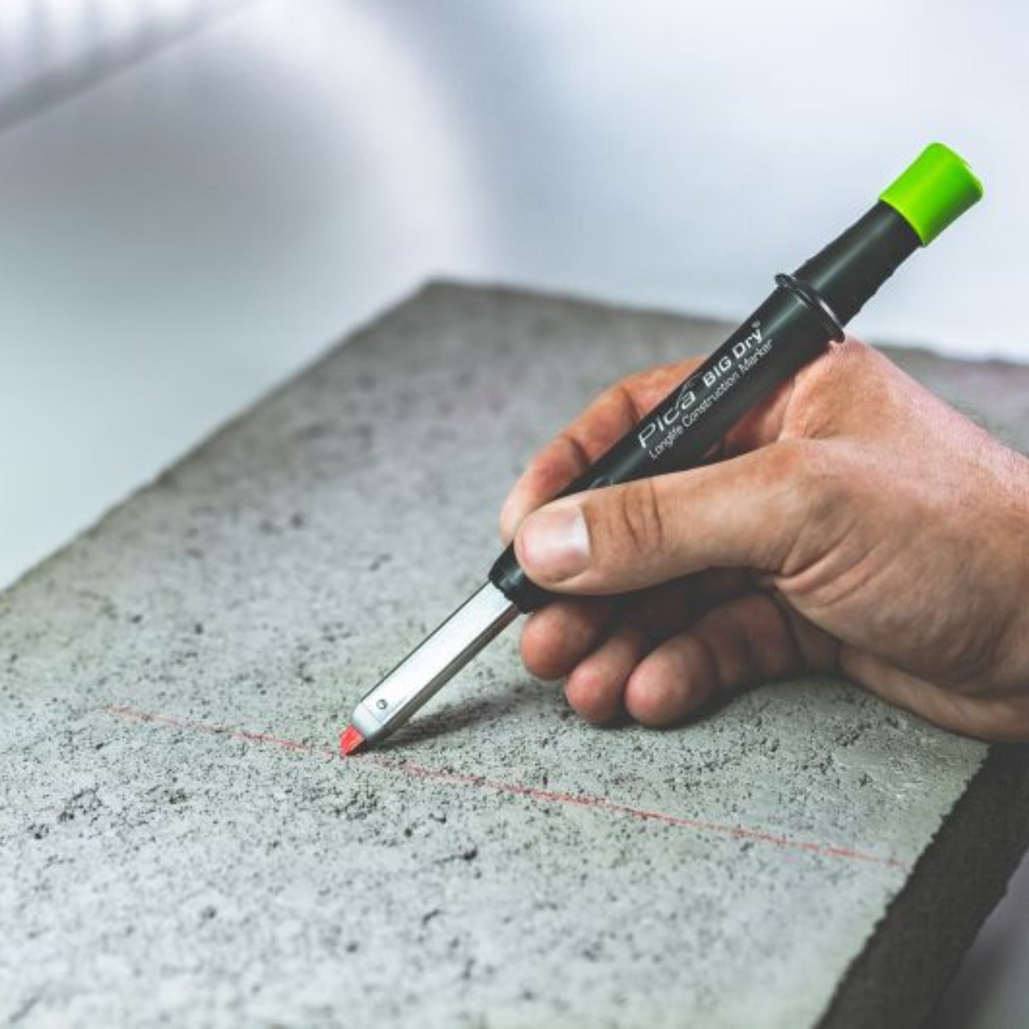 Lápiz de carpintero de larga duración Pica BIG Dry