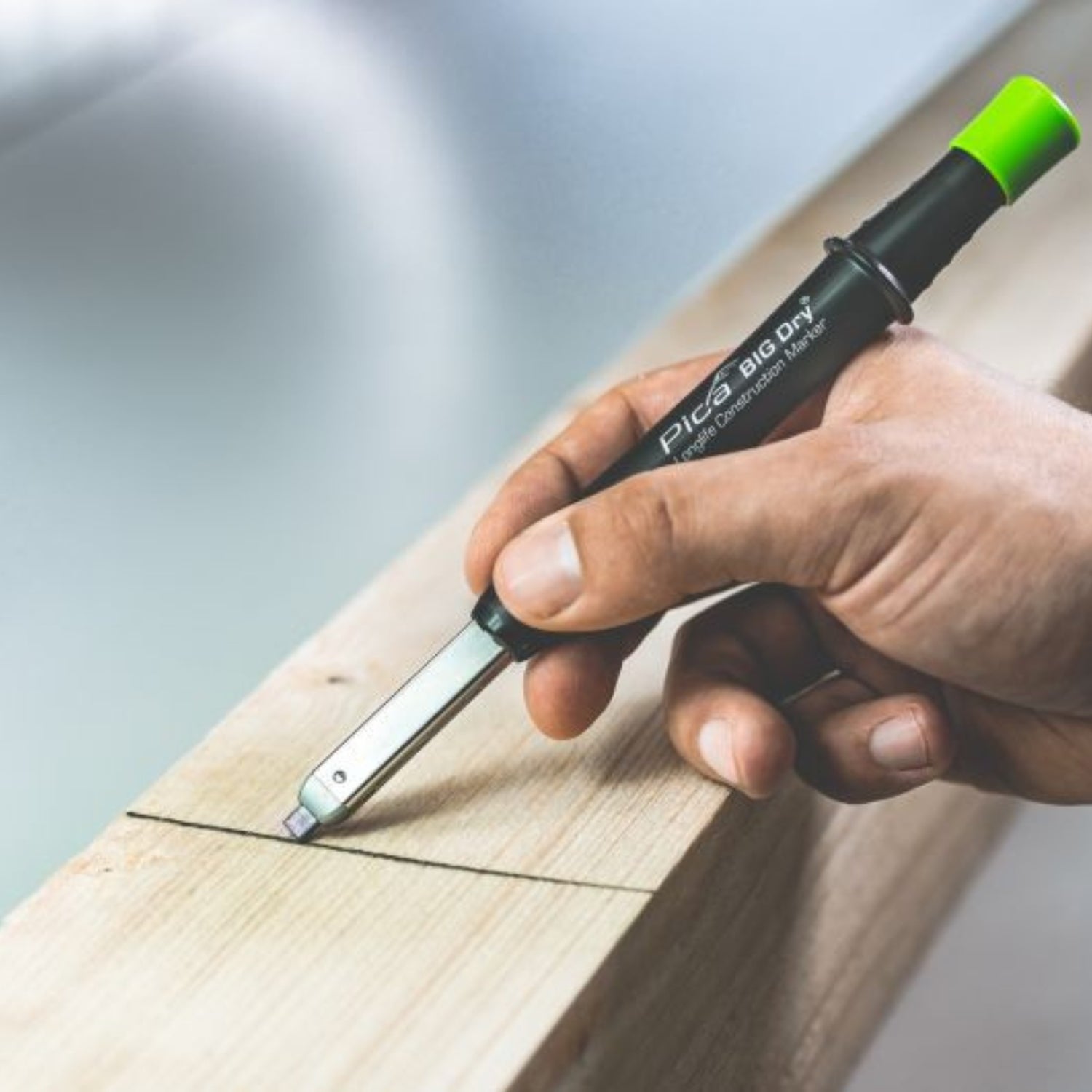 Lápiz de carpintero de larga duración Pica BIG Dry