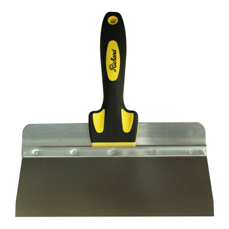 Richard Ergo-Grip Stainless Steel Taping Knife, Press-Punched Aluminum Bridge, 7” Handle