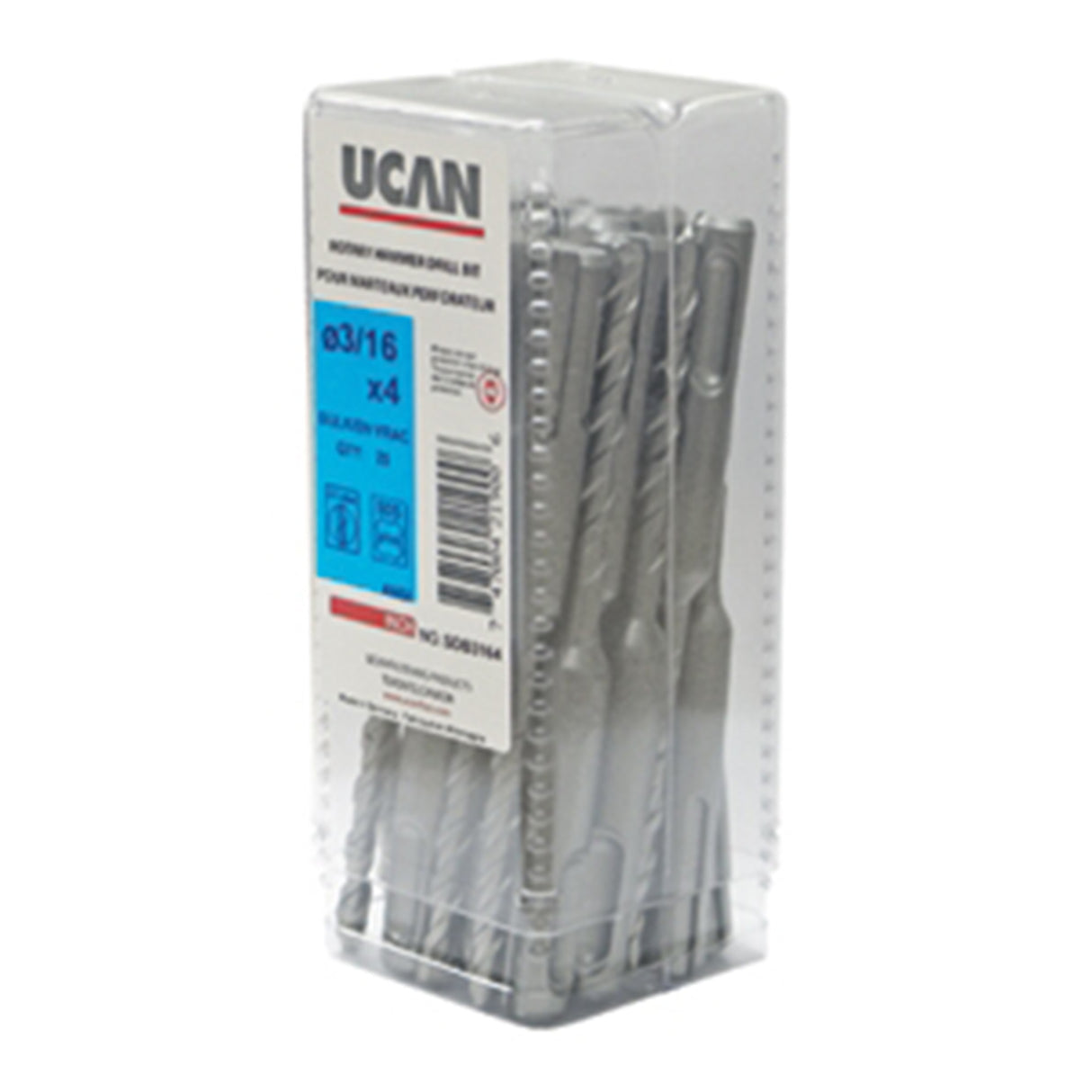 Brocas para martillo UCAN SDS Plus
