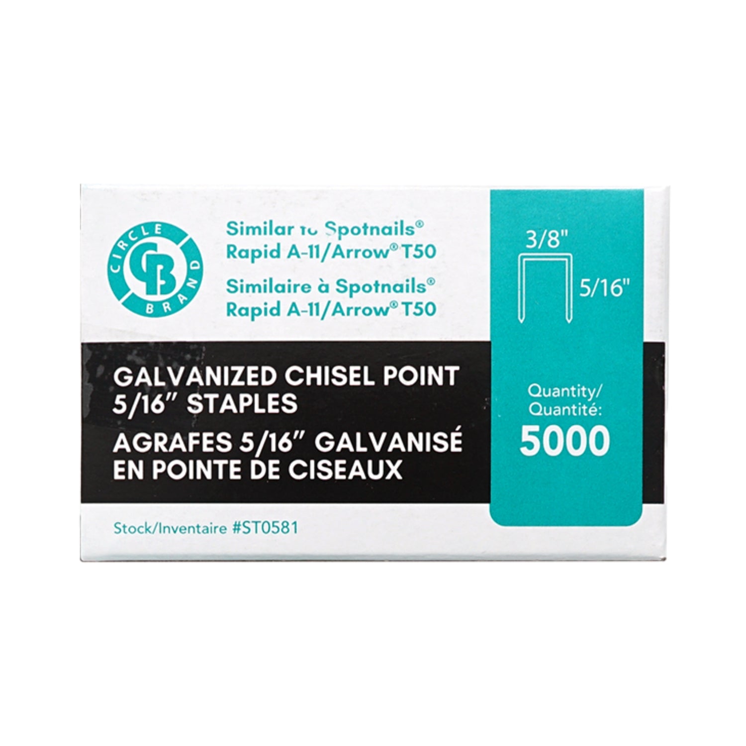 Grapas para uñas Circle Brand Spot