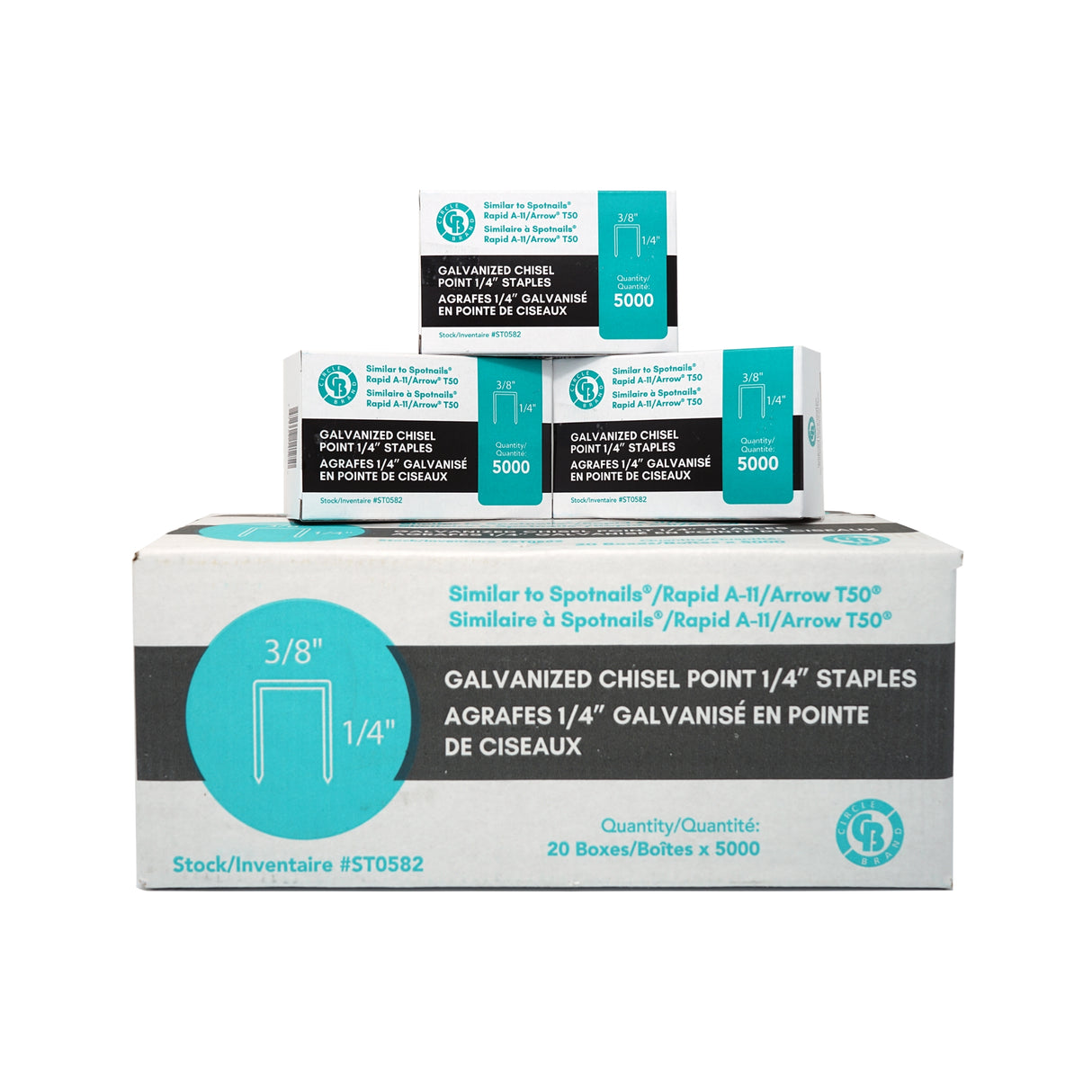 Grapas para uñas Circle Brand Spot