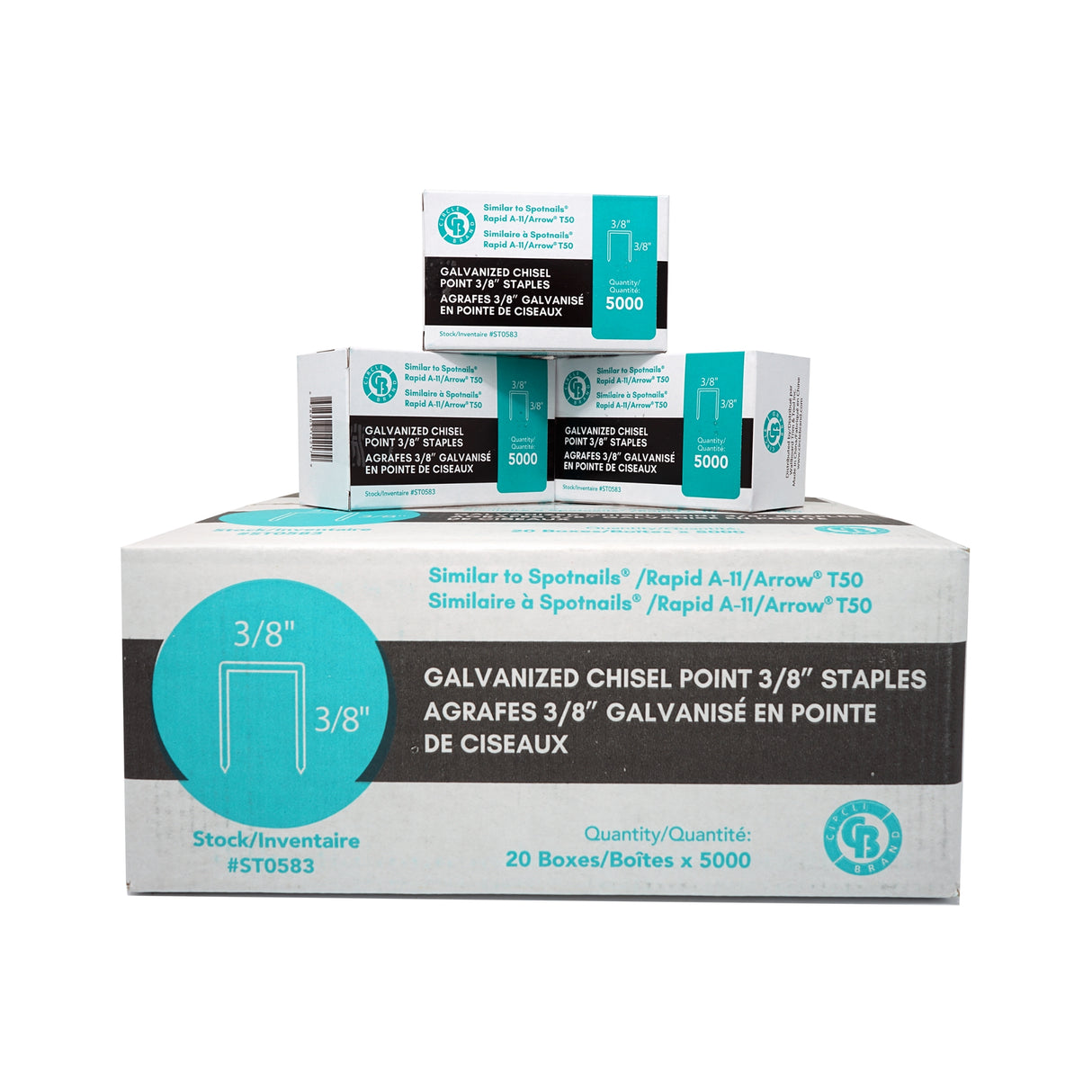 Grapas para uñas Circle Brand Spot