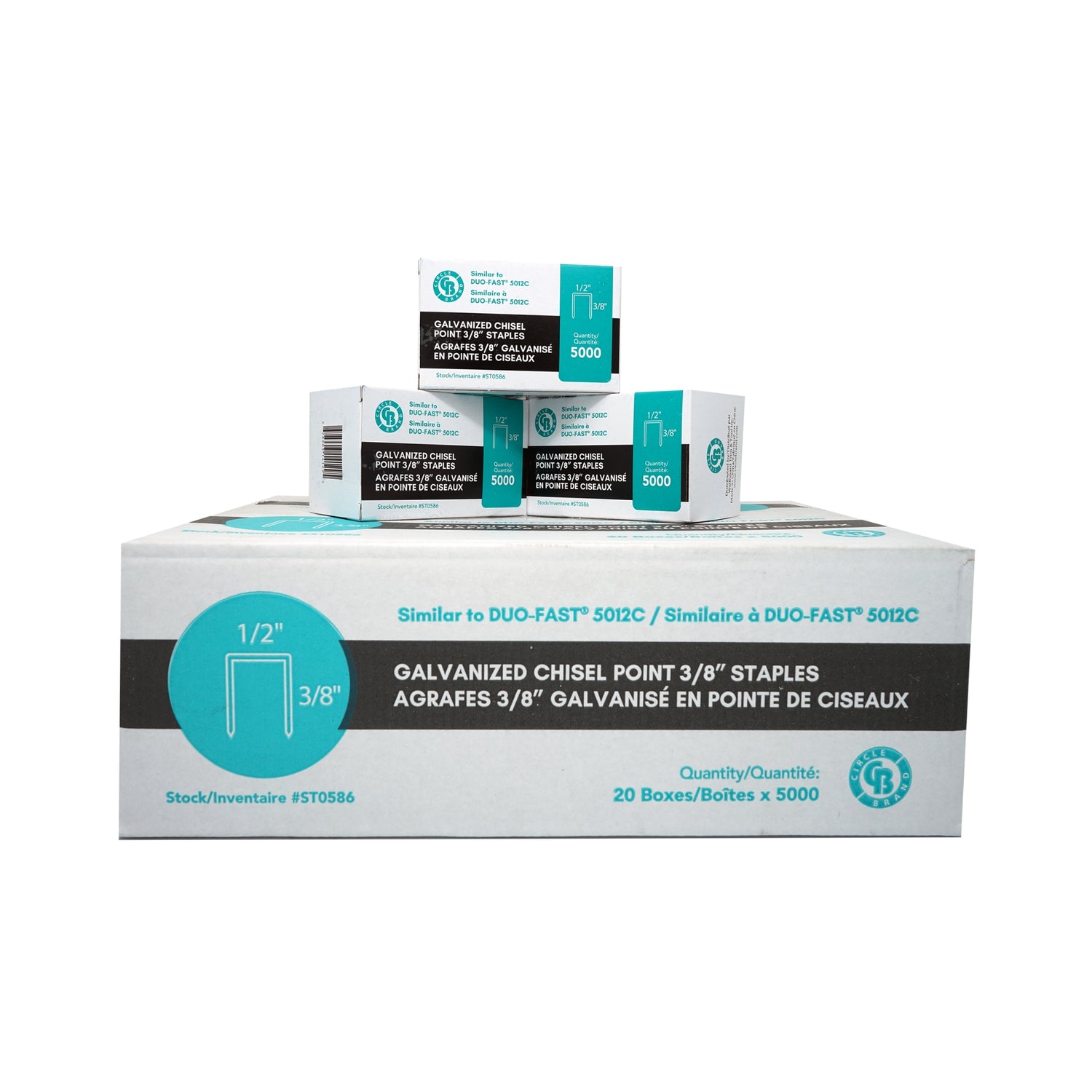 Grapas Circle Brand Duo-Fast