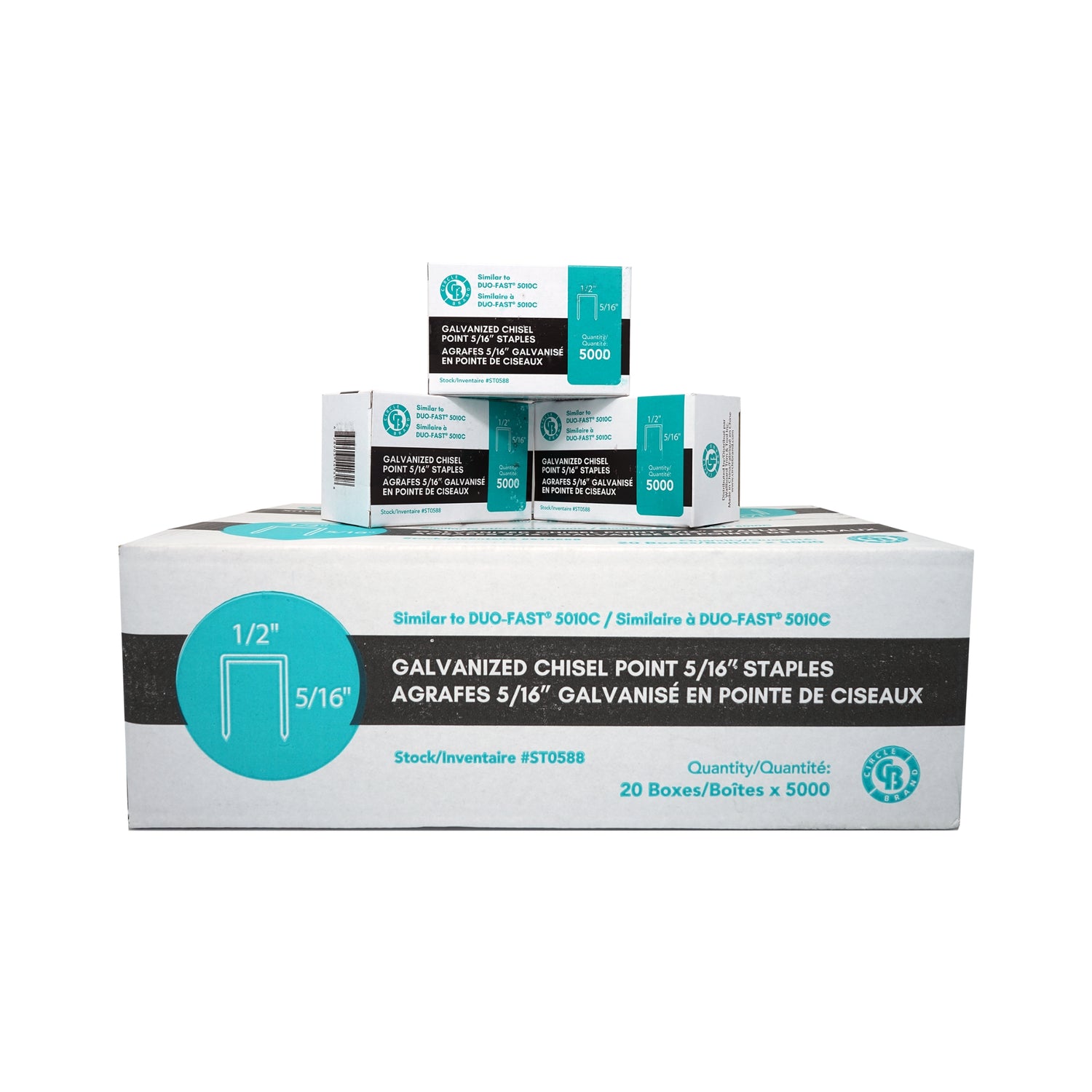 Grapas Circle Brand Duo-Fast